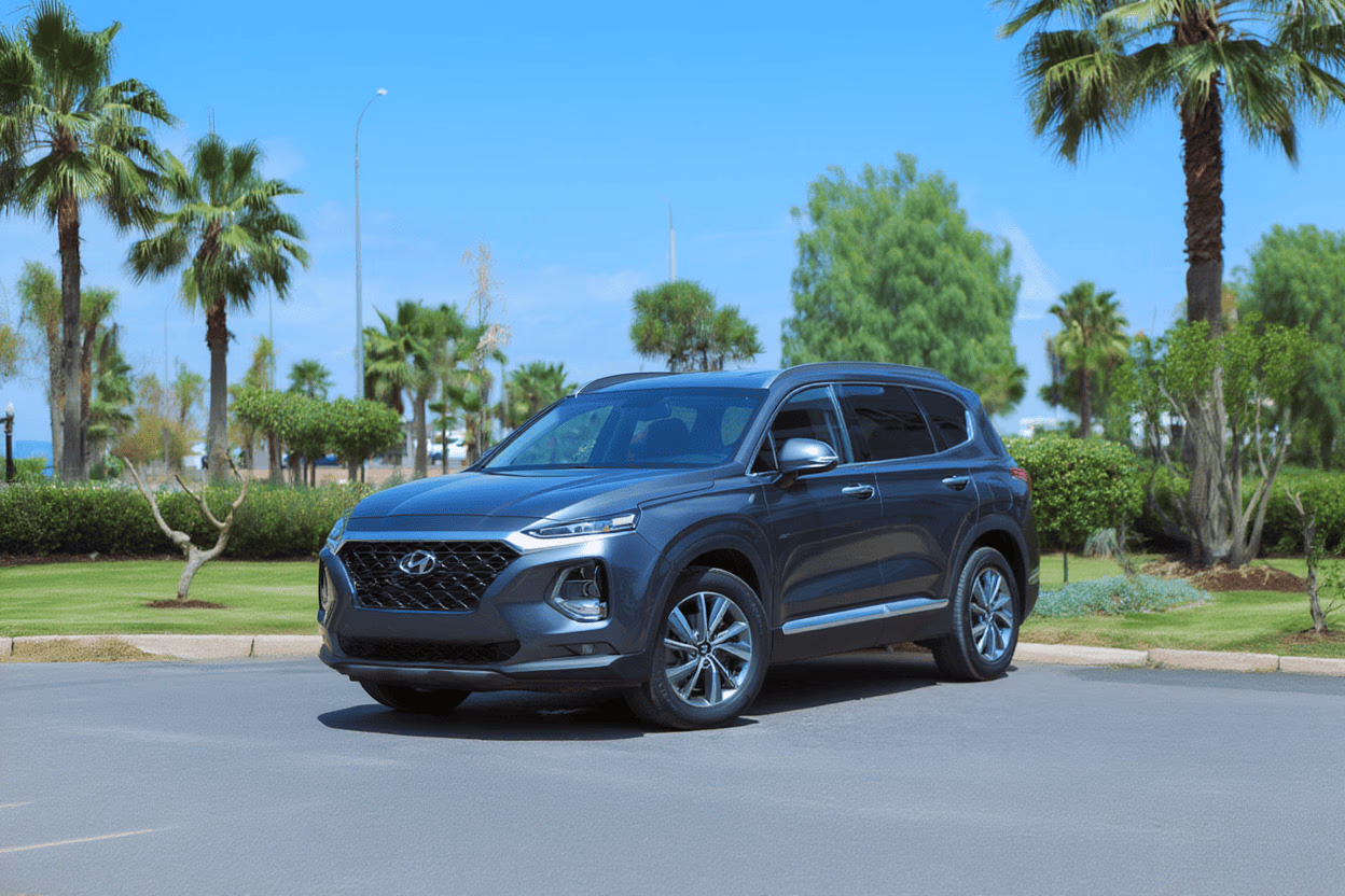 Hyundai Santa Fe rental in Morocco — Youssef Office, Casablanca Airport (CMN)